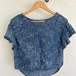 Denim Blue Women's Top